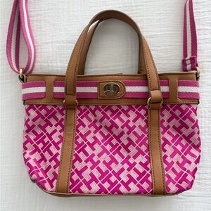 Y2K Tommy Hilfiger Pink Monogram Bag